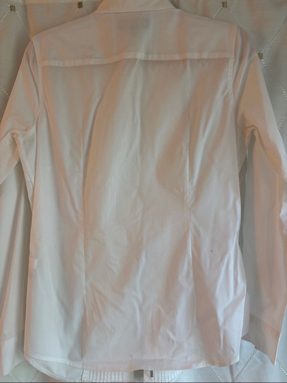 Banana Republic White Pleated-Front Dress Shirt - Picture 3 of 4